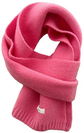 Pluto & Fox Écharpe En Laine Unisexe Pour Femme Et Homme Couleur Attrayante Design Basique Polyvalent Pour L'hiver