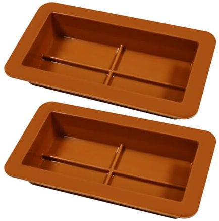 per cioccolatini, 2 pezzi di antiaderenti, in silicone, per dolci al cioccolato, per cucinare, pasticceria, pasticceria e dolci per le vacanze
