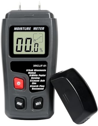 Wood Water Moisture Meter Portable Digital Concrete Content Tester Tools Timber Hygrometer Simple to Operate