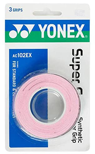YONEX Super GRAP Schlägergriffband (French Pink, 3er-Pack)