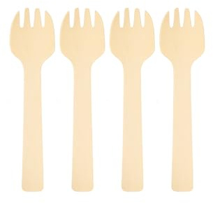 105mm Wooden Sporks – 10,000 Bulk Pack | Disposable Spoon Fork Combo for Schools, Meal Prep, Cafe;s & Takeaways, Eco-Friendly Wooden Cutlery, Compostable & Biodegradable