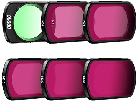 Osmo Pocket 3 Magnetic ND Filters Set UV/CPL/ND Filters for DJI Osmo Pocket 3 Camera Lens Filter Accessories Magnetic Design (CPL+ND4+ND8+ND16+ND32+ND64)