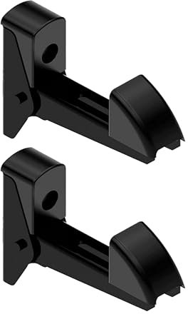 Set di 2 fermi automatici, in alluminio nero, blocco apertura e chiusura di persiane a battente, fabbricazione francese