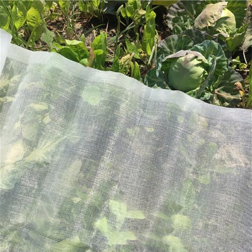 Sleeleece Pflanzenschutznetz Insekten,Insektenschutznetz Gemüseschutznetz GartennetzInsekten Gartennetz Gemüse Blumen Feinmaschig Schutznetz fr Garten Gemsegarten Obstgarten schtzen 3x5m