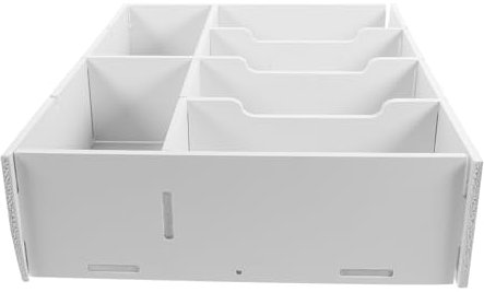 Amosfun Aufbewahrungsbox Mit Mehreren Rastern Für Büro Und Klassenzimmer Telefon-organizer Ticket Und Quittungsbox Schreibtischbehälter Platte Langlebig Und Praktisch
