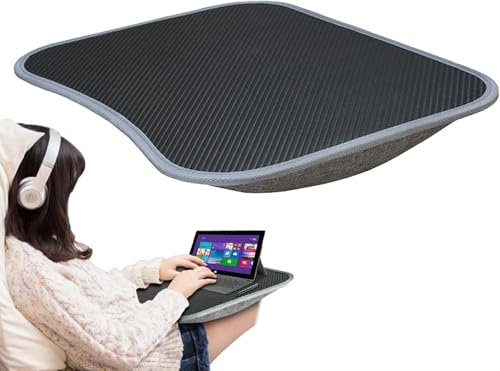 Bureau Ergonomique pour Ordinateur Portable - Support et Table pour Canapé avec Coussin Ergonomique