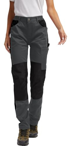 WORK IDEA Damen-Arbeitshose in Figurbetonter Passform, elastisch und leicht, mit Mehreren Funktionaltaschen.