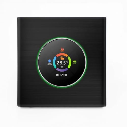 Nassboards 7000 Smart Thermostat – Smart Controller Wifi Thermostat with Dial Display for Underfloor Heating – Includes Mobile App, Works with Alexa, Google Home