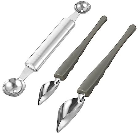 VALICLUD 3pezzi Cucchiaio Per Salse in Acciaio Inossidabile Strumento Per Impiattare Salse Cucchiaio Per Dipingere Decorazioni Per Torte Utensili Da Cucina Portatili e Pratici
