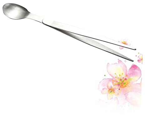 Gatuida Teelöffel Edelstahl Rostfrei Kleiner Küchen Geschmackslöffel mit Stabilem Material und Kompakter Bauweise für Küche und Restaurant Geeignet