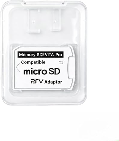 SD2Vita 5.0 Adapter, Micro SD PSV Converter, PS Vita Memory Card, Compatible PS Vita 1000 2000 Converter, Expansion Storage Console, Replacement Memory Card Compatible HENkaku Enso
