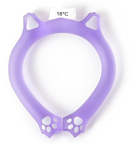 Summer Cool Collar - Outdoor Sports Cooling Neck Wrap for Heatstroke Prevention - Ideal for Athletes and Outdoor(Purple)