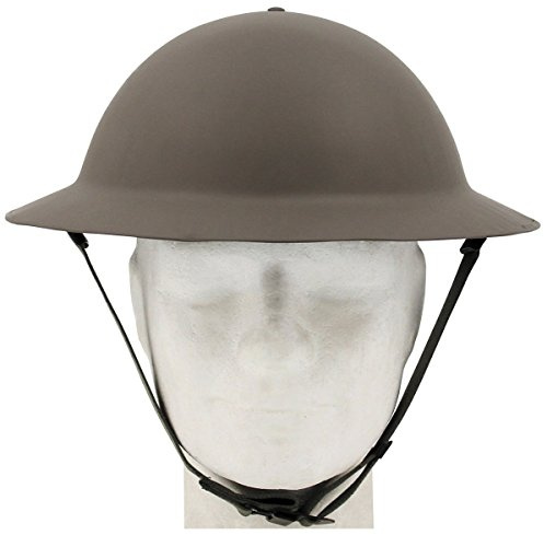 MFH Brittisk tallrikshjälm, Tommy WW II, olivhjälm, stålhjälm, brodiehjälm, army, BW