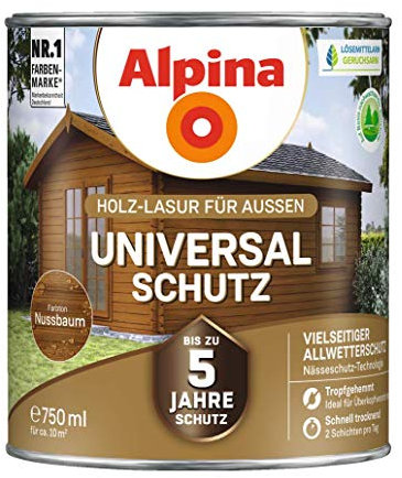 Alpina Universal-Schutz nussbaum 4 Liter