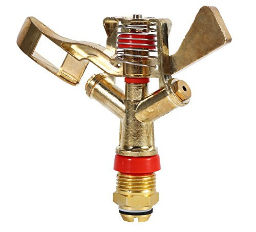 Tyenaza Irrigatori d'acqua a braccio rotante in lega da 1/2 pollice, ugelli a spruzzo d'acqua, irrigatori per irrigazione da giardino