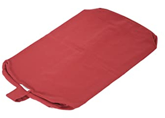 yogawood Yogabolsterbezug für Oblang/Rectangular/rechteckig Bolster mit den Maßen: L 60 x B 30 x H 15 cm, Farbe: Burgundy Rot