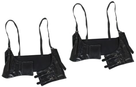 WOFASHPURET 2St Körperkette streichholz matching Damengürtel ledergürtel Frauen schnallen sich Geschirre an Brustgeschirr für Frauen Erweiterter Abschnitt Hosenträger Zubehör Brustgurt Denim