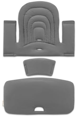 hauck Sitzkissen, Dark Grey - Kompatibel mit Highchair Baby Seat Sitzverkleiner für Alpha+, Beta+ & Arketa, OEKO-TEX® STANDARD 100, Baby Sitzauflage Weich Gepolstert, Waschbar, Pflegeleicht, Robust