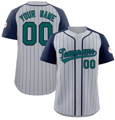 Generisch Personalisiert Atmungsaktiv Baseballtrikot Sporthemden Individuelles Baseball Jersey Schnelltrocknend T-Shirt Herren Damen Kinder Baseball Trikot Kurzarm Sportuniform Angebote Black Friday