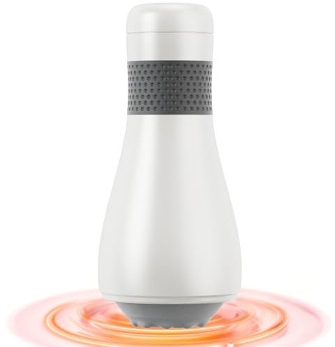 Massagegerät, Unegnel Fußmassagegerät Vibration 6 Gänge, 4250 U/min Hochfrequenz Vibration mit Wärmefunktion, für Hände, Nacken, Rücken, Füße, Muskelentspannung Lindert Müdigkeit