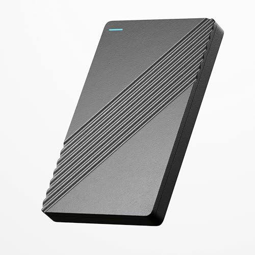 Meyritech 500GB Portable Hard Drive for External Data Storage - USB 3.0 HDD Connection Compatible with PC, Laptops, Macbooks, iMacs, Xbox One & PS4 Consoles