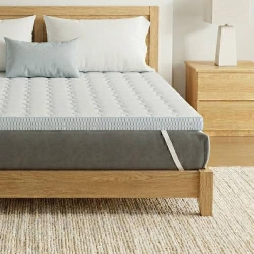 Ego Home Topper para colchones de 180 x 200 cm, 7 cm de Altura, de Espuma de Corte de 7 Zonas, 180 x 200 cm, con Certificado Öko-Tex, para Cama con somier, colchones y sofá Cama