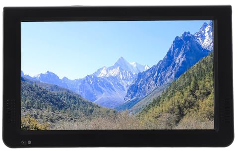 CCYLEZ Tragbares 10-Zoll-Digitalfernseher, Hd-LED-Bildschirm Mit 4000 mAh, USB-Port Und Speicherkartenslot Für Digitale ATV-Kanäle