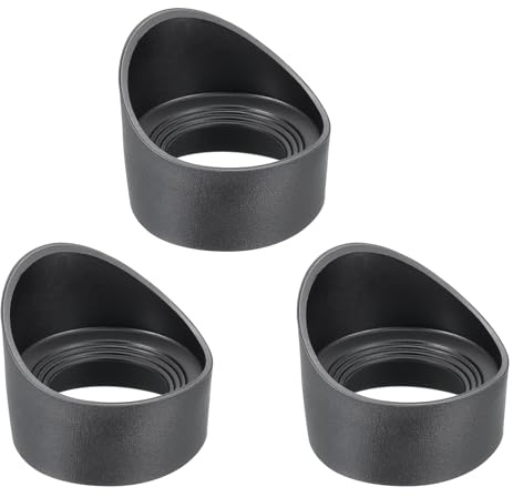 PATIKIL Protectores Oculares De 42-46 mm, 3 Piezas De Cubierta De Goma Para Ocular De Microscopio Estereoscópico Telescopio Mira,