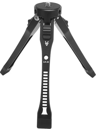 Focket Ministativ, Aluminiumlegering 4 Justerbara Vinklar 45 Till 165 Mm Höjd Stativ för Kamera, Bordstativ med 1 4 Tums Skruvhål för DSLR-kamera Videokamera Projektor Ljusgreppshandtag