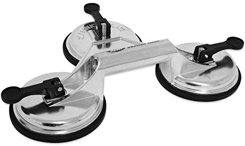Xpert Glass Suction Plates - Triple Vacuum Sucker Pads - Dent Pullers / Glass Lifters