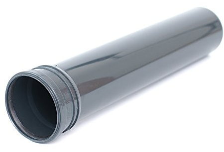 500mm Regenrohr Fallrohr Ablaufrohr Regenrinne KG/HT Rohr DN100 Ø110 (Graphite)