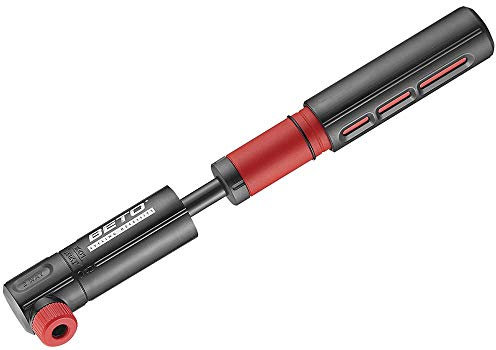 Beto CRH-015P Mini-Pumpe, Zwei-Wege-Drehverschluss, Schwarz / Blau