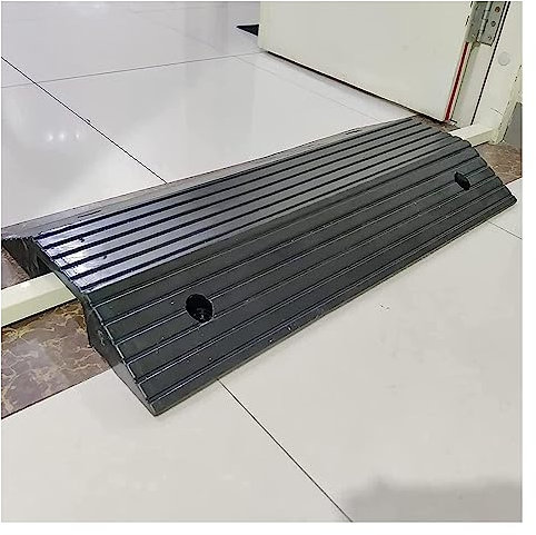 JIUYUEYA Wheelchair Ramp for Doorways|Portable Rubber Bridge Threshold with Supporting Frame/Non-Slip Surface, 2-3inch Rise Ramp for Home/Supermarkets/Factories/Warehouses/Schools Driveways Use