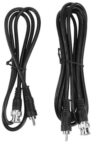 Homoyoyo 2 Stück Bnc Auf Av Kabel 2Er Pack Betreiber Für Den Täglichen Gebrauch Tv Gerät Pvc