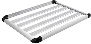 Sohini Barras Techo Coche Portaequipajes para Techo De Coche Cesta para Equipaje De Techo De 130x140x100CM Accesorios para Portaequipajes De Techo para Coche baca Coche(Silver 140X100CM)
