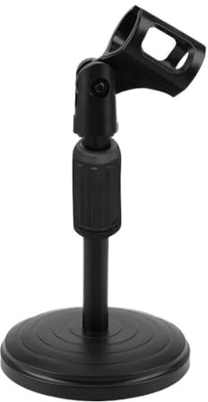 MLA_IOFEFBSW Mikrofonständer Mikrofonständer Tischmikrofonständer Desktop-Mikrofonständer Stabile Unterstützung for Mikrofone Ideal for den Einsatz im Studio und auf der Bühne Ideal for Sän