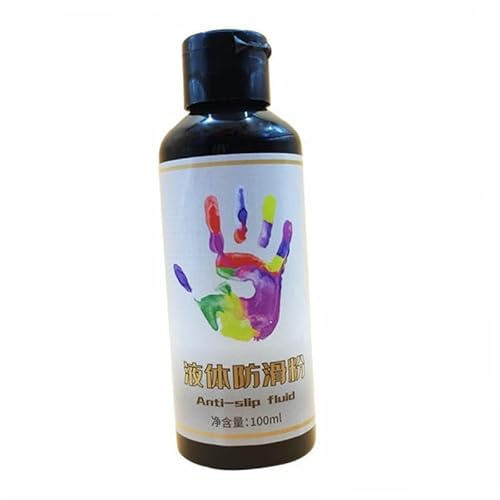 wisoolkic Produkt: Dies ist EIN flüssiges Antirutschpulver, das für Fitnessaktivitäten und Klettern geeignet ist. Kletterzubehör: Powder Grip Chalk verbessert die Ballkontrolle und den Schlägergriff.