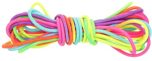 CIYODO Cuerda Elástica para Saltar 7 Metros Multicolor, Juguete Deportivo Educativo para Ejercicio y Actividades al Aire Libre, Cuerda para Saltar Fitness y Escuela
