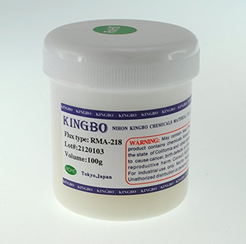 Flux de Soldadura Kingbo RMA-218 100g Tipo RMA para Desoldadura y Limpieza de Componentes Electronicos