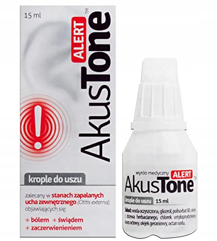 AKUSTONE Alert Ear Drops 15 ml for Pain, itching and Redness