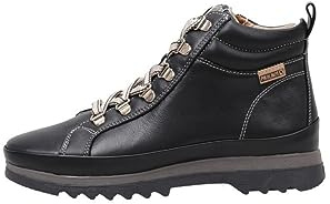 Pikolinos Vigo Deportivos Mujer | en Cuero | Extraíble Memory Foam | Negro