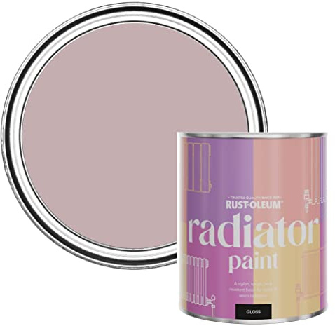 Rust-Oleum Pink Heat Resistant Radiator Paint in Gloss Finish - Little Light 750ml
