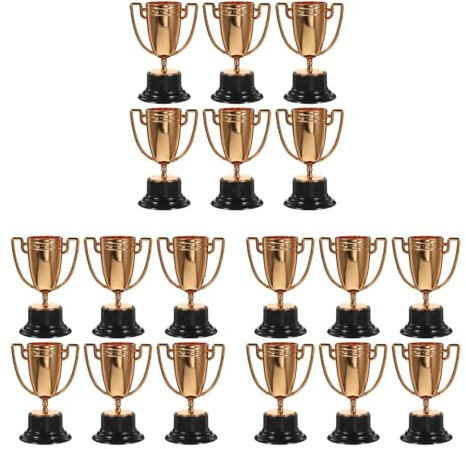Gadpiparty 30 Stück Mini-Trophäen Große Für Kinder Auszeichnungen Trophäen Pokale Siegertrophäe Lustige Trophäe Für Kleine Kinderspielzeug