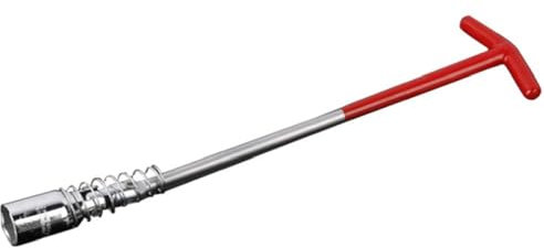 Zündkerzenschlüssel Universal - T Griff Zündkerzen Steckschlüssel, 21mm Lange Zündkerzen Entferner Werkzeug für Auto und Motorrad