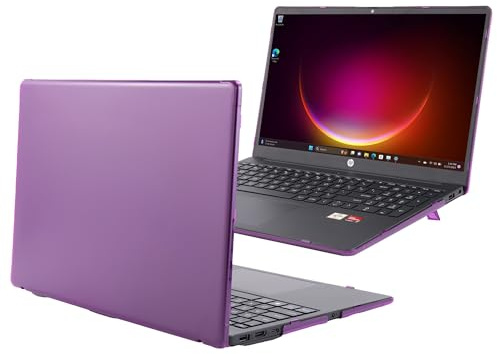mCover Case Compatible ONLY for 2023-2024 15.6-inch HP Laptop 15-FCxxxx / 15-FDxxxx Series Windows Notebook PC (NOT Fitting Any Other HP Laptop Models) - Purple