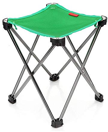 LULUMAIC Leichter, langlebiger Klappstuhl, Campinghocker, tragbarer klappbarer Campingstuhl, Faltbare Outdoor-Stühle für Reisen, für Camping, Angeln, Wandern, Gartenarbeit und Strand