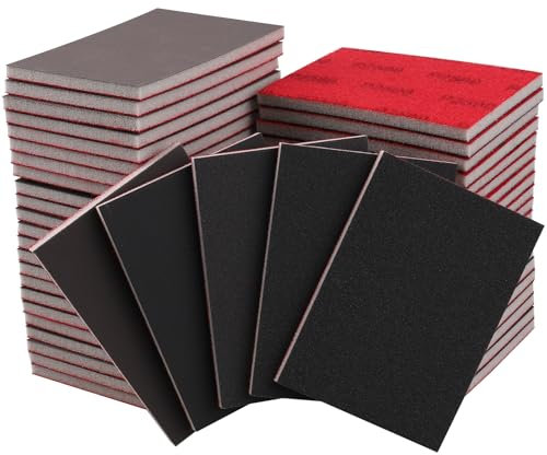 Shineboc Schleifschwämme,20 Stück,weiches,Flexibles Nass-Trocken-Schleifpapier,180-3000 Körnung Handschleifblöcke,Schleifpads für Holz,Trockenbau,Metall,Farbe, Autokarosseriereparatur