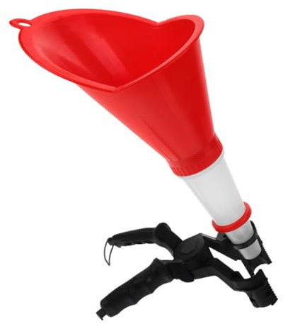 PRETYZOOM Entonnoir Huile Moteur Avec Pince Anti-fuite Pour Remplissage Huile Essence Et Kérosène Design Réglable