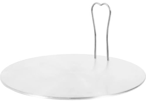 NihaoWXM Adaptador Induccion Placa calefactora de Cocina de inducción Adaptador de Utensilios de Cocina de Acero Inoxidable con difusor de Metal(19.5X19.5X0.3CM)