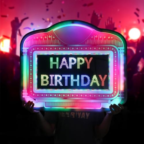 Espositore for bottiglie LED da discoteca cartellone pubblicitario con lettere colorate espositore LED luminoso da tenere in mano cartello con lettere for feste bar indimenticabili